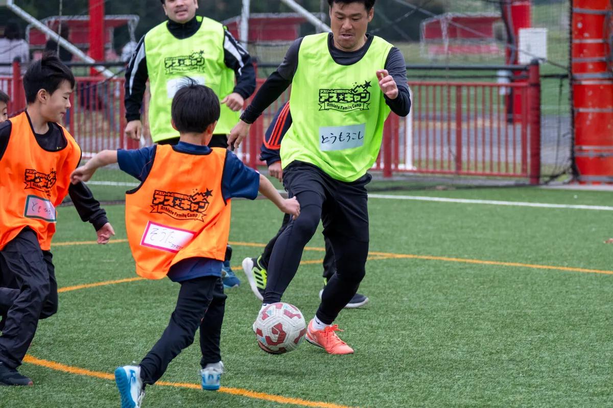 サッカーのミニゲーム。日本代表にチャレンジ！